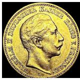 1890A .2305oz. Gold Prussia 20 Mark