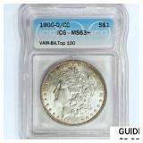 1900-O/CC Morgan Silver Dollar ICG MS63+ VAM-8