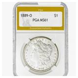 1889-O Morgan Silver Dollar PGA MS61