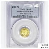 2008-W $5 1/10oz American Gold Eagle PCGS PR69