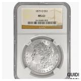 1879-O Morgan Silver Dollar NGC MS61