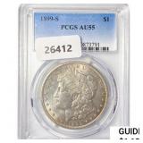 1899-S Morgan Silver Dollar PCGS AU55
