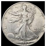 1929-S Walking Liberty Half Dollar NEARLY