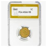 1860 Indian Head Cent PGA MS66 RB