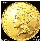 1879 $3 Gold Piece