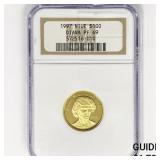 1997 $100 NIUE 6.3g Diana Gold NGC PF69