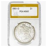 1901-O Morgan Silver Dollar PGA MS65