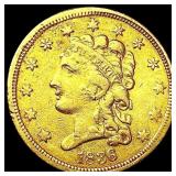 1836 $3 Gold Piece NICELY CIRCULATED