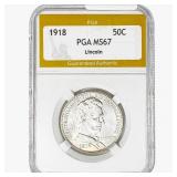 1918 Illinois Half Dollar PGA MS67