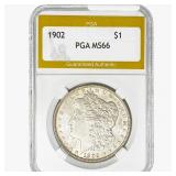 1902 Morgan Silver Dollar PGA MS66