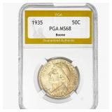 1935 Boone Half Dollar PGA MS68