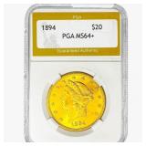 1894 $20 Gold Double Eagle PGA MS64+