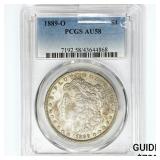 1889-O Morgan Silver Dollar PCGS AU58