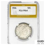 1906 Barber Half Dollar PGA PR64