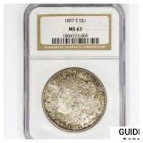 1897-S Morgan Silver Dollar NGC MS63