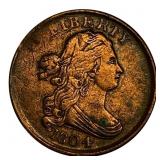 1804 Draped Bust Half Cent VF