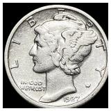 1927-S Mercury Dime CLOSELY UNCIRCULATED
