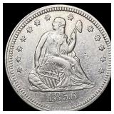 1856 Seated Liberty Quarter CLOSELY UNCIRCULATED