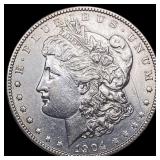 1904 Morgan Silver Dollar CLOSELY UNCIRCULATED