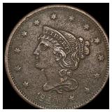 1840 Braided Hair Large Cent NEARLY UNCIRCULATED