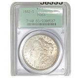 1882-S Morgan Silver Dollar PCGS MS63