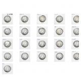 1894-1914 Barber Half Dollar Lot [21 Coins] Avg Ci
