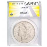 1904-O Morgan Dollar ANACS MS63