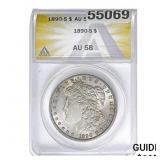1890-S Morgan Silver Dollar ANACS AU58