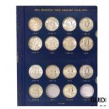 1948-1963 Franklin 50C Album [33 Coins]
