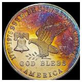 1776-1976 Tri-State Refining Silver Roun GEM BU