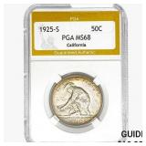 1925-S Jubilee Half Dollar PGA MS68