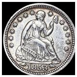 1853 Seated Liberty Half Dime UNCIRCULATED