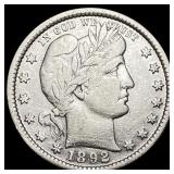 1892 Barber Quarter CLOSELY UNCIRCULATED