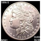 1896-S Morgan Silver Dollar UNCIRCULATED
