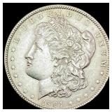 1901 Morgan Silver Dollar CLOSELY UNCIRCULATED