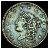 1838 Coronet Head Large Cent CLOSELY UNCIRCULATED