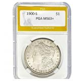 1900-S Morgan Silver Dollar PGA MS63+