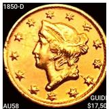1850-D Rare Gold Dollar CHOICE AU
