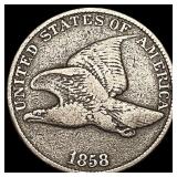1858 Flying Eagle Cent NICELY CIRCULATED
