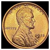 1918 Lincoln Wheat Cent GEM BU