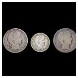 1. 1902 Barber Half Dollar2. 1902 Barbe NICELY CIR