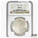 1899-O Morgan Silver Dollar NGC MS65
