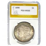 1898 Morgan Silver Dollar PGA MS66