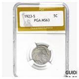 1923-S Buffalo Nickel PGA MS63
