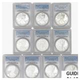 1998-2007 [10] Silver Eagle PCGS PR69 DCAM