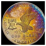 This is a 1976 Tri-State Refining 1 oz S GEM BU