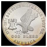 1976 Tri-State Refining Silver Round GEM BU