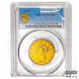 1846 $10 Gold Eagle PCGS XF40