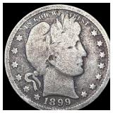 1899 Barber Quarter NICELY CIRCULATED