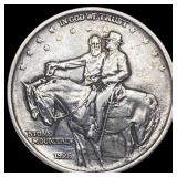 1925 Stone Mountain Half Dollar CHOICE AU